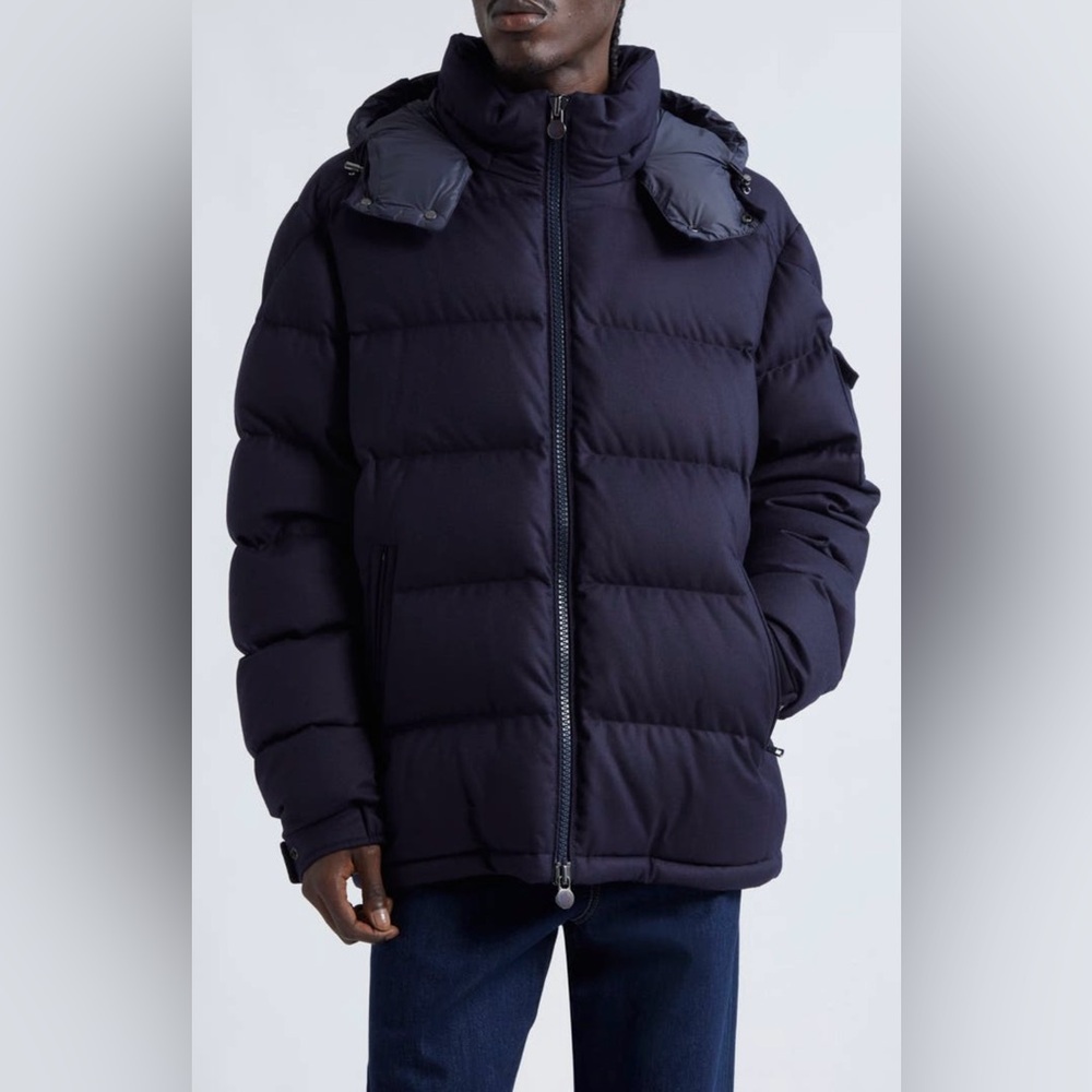 MONCLER Navy Puffer Jacket